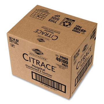 Clorox® Healthcare® Citrace Hospital Disinfectant And Deodorizer, Citrus, 14 Oz Aerosol Spray, 12-carton freeshipping - TVN Wholesale